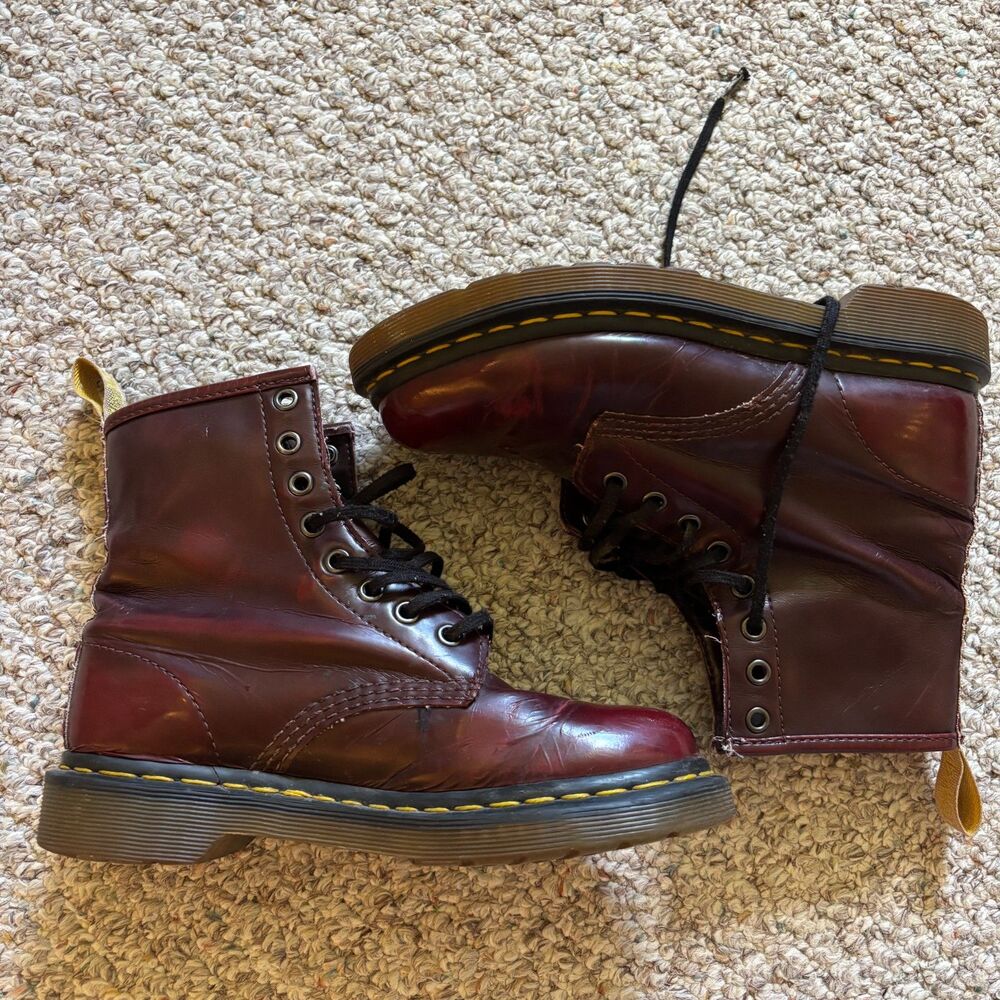 Dr Martens Size 6 1460 Cherry Red Original Boots